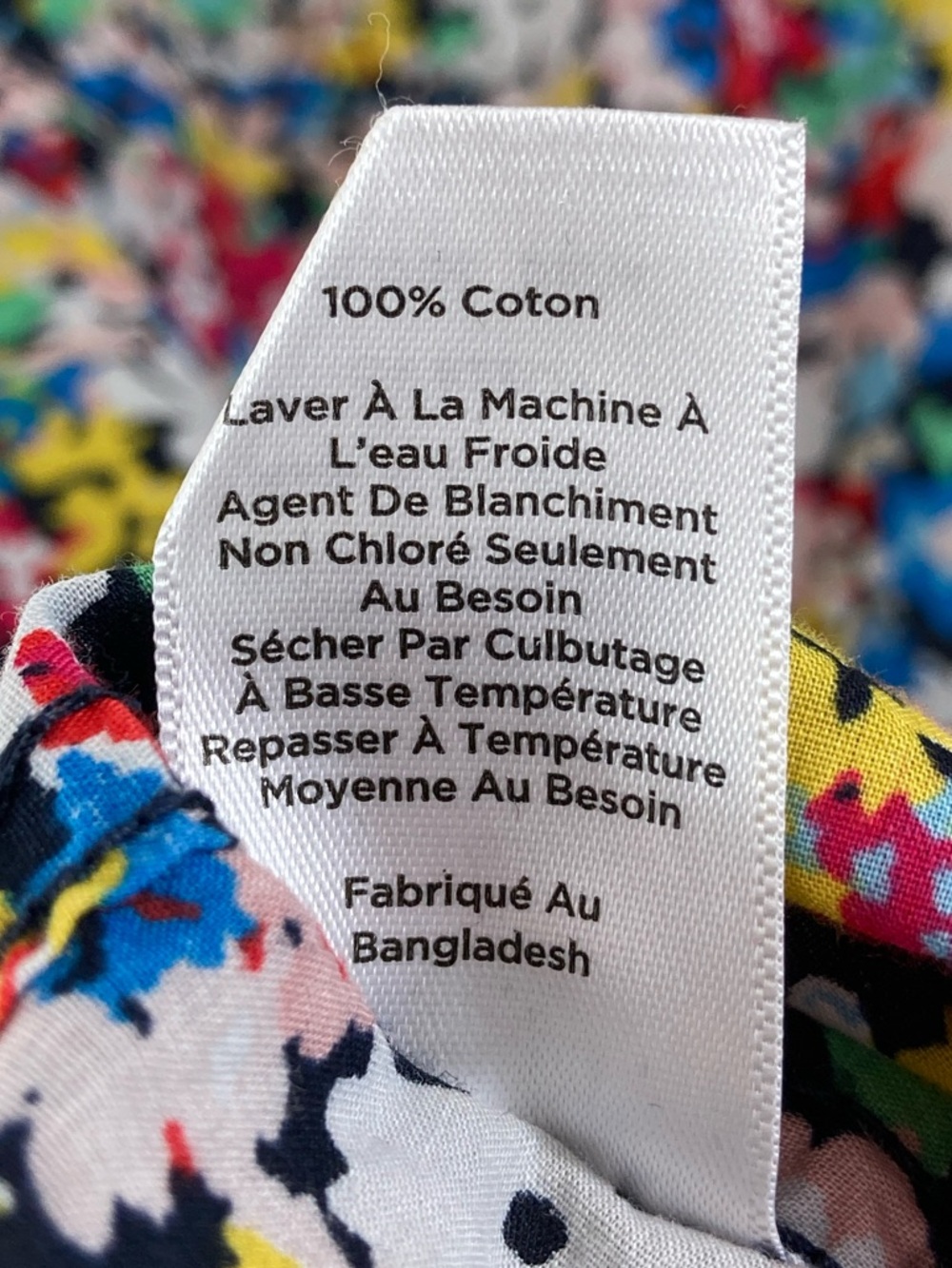 Talbots Multicolor Button-Down Floral Print Blouse with Roll-Up Sleeves Size S - Picture 11 of 11